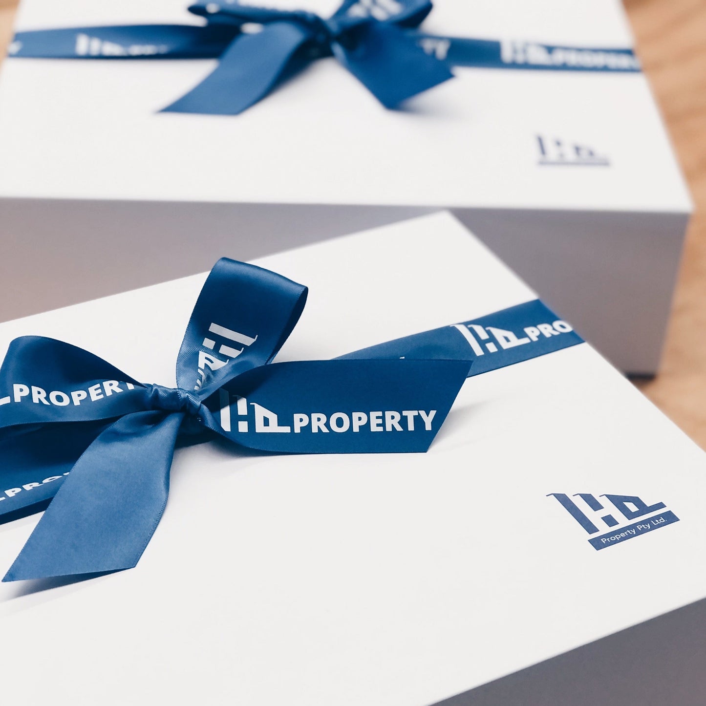 Stand out in the corporate gifting world with personalised branded ribbon.