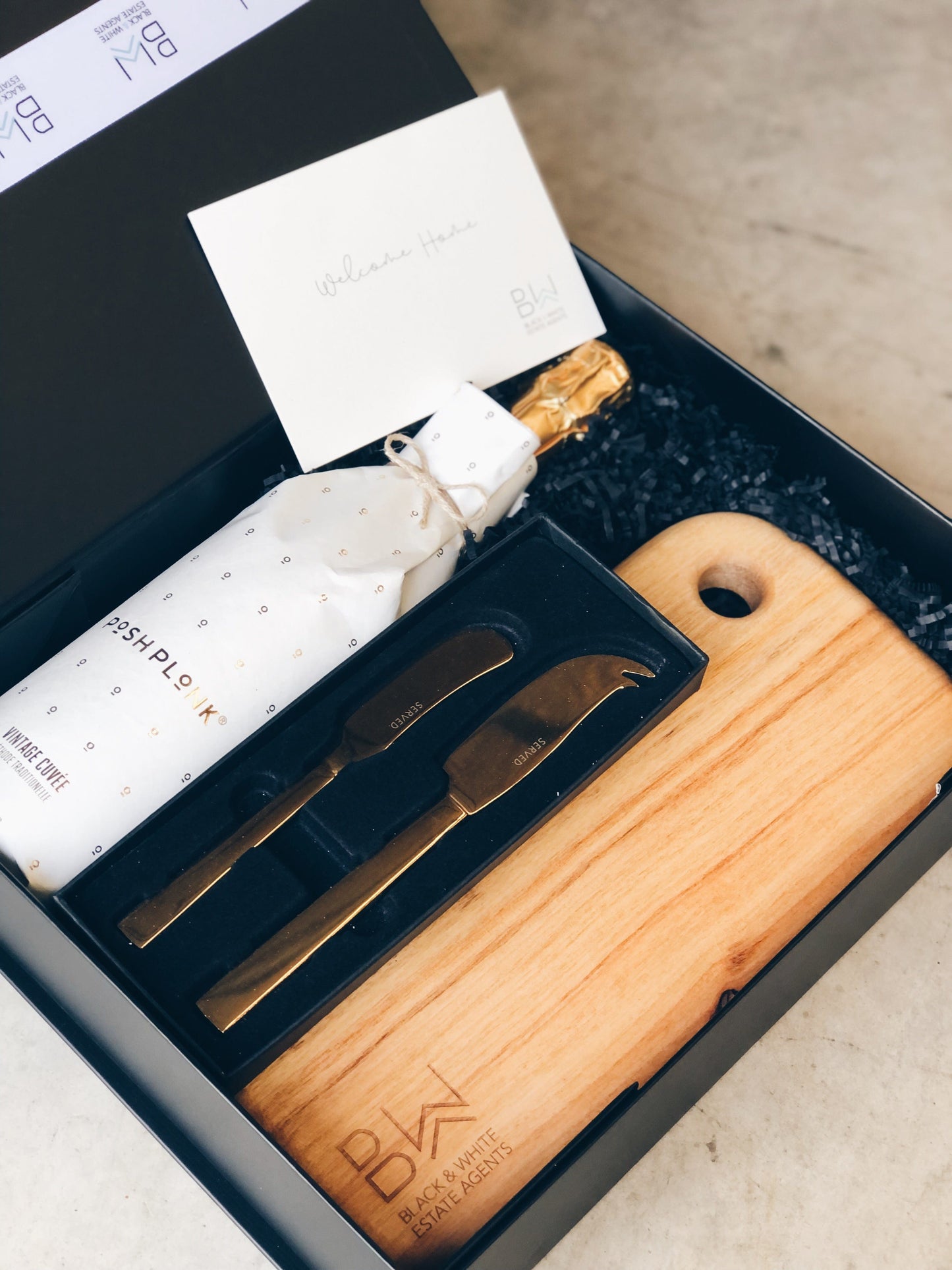Black & White Estate Agents Custom Gift