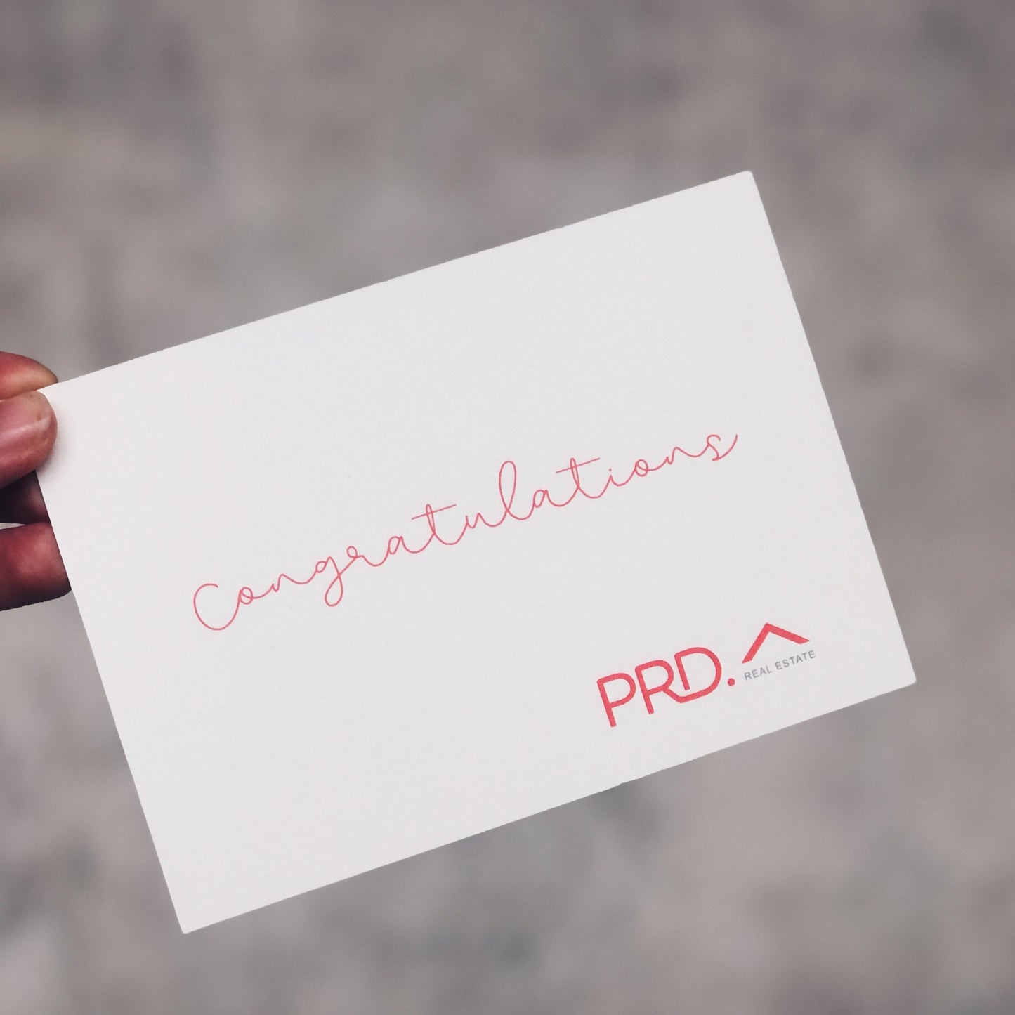 PRD Settlement Gift - Congratulations