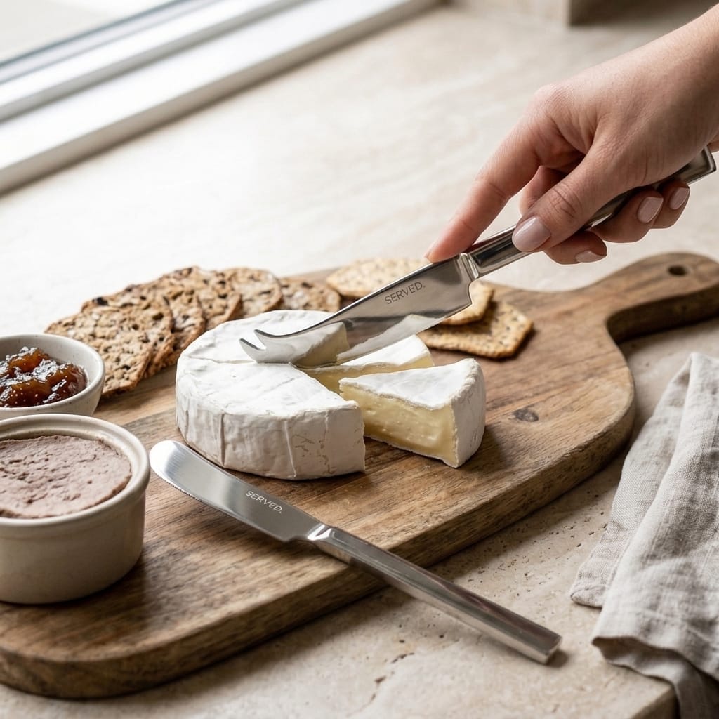 SERVED Cheese & Pate Knife Set - Silver