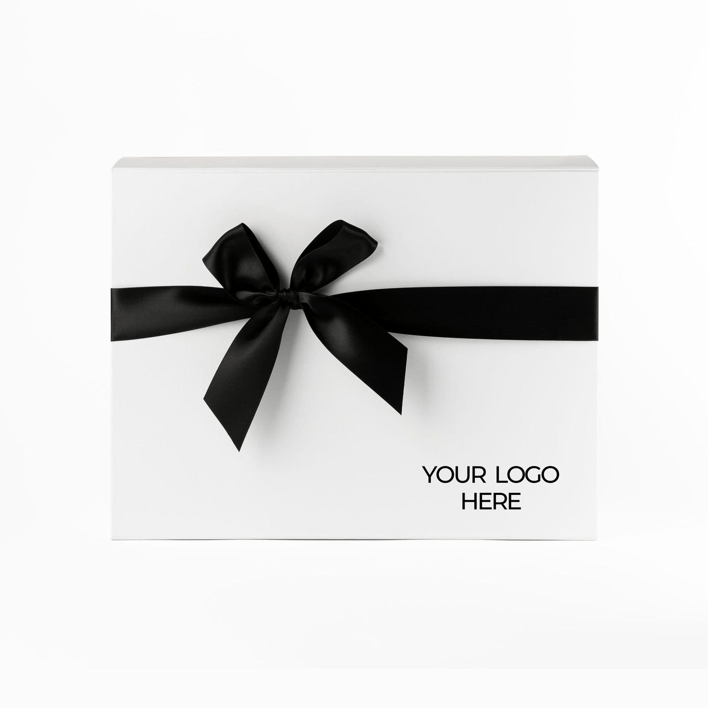 Premium Branded Magnetic Close Large Gift Box - White