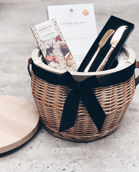 PAH Construction Custom Wicker Basket - Option 2
