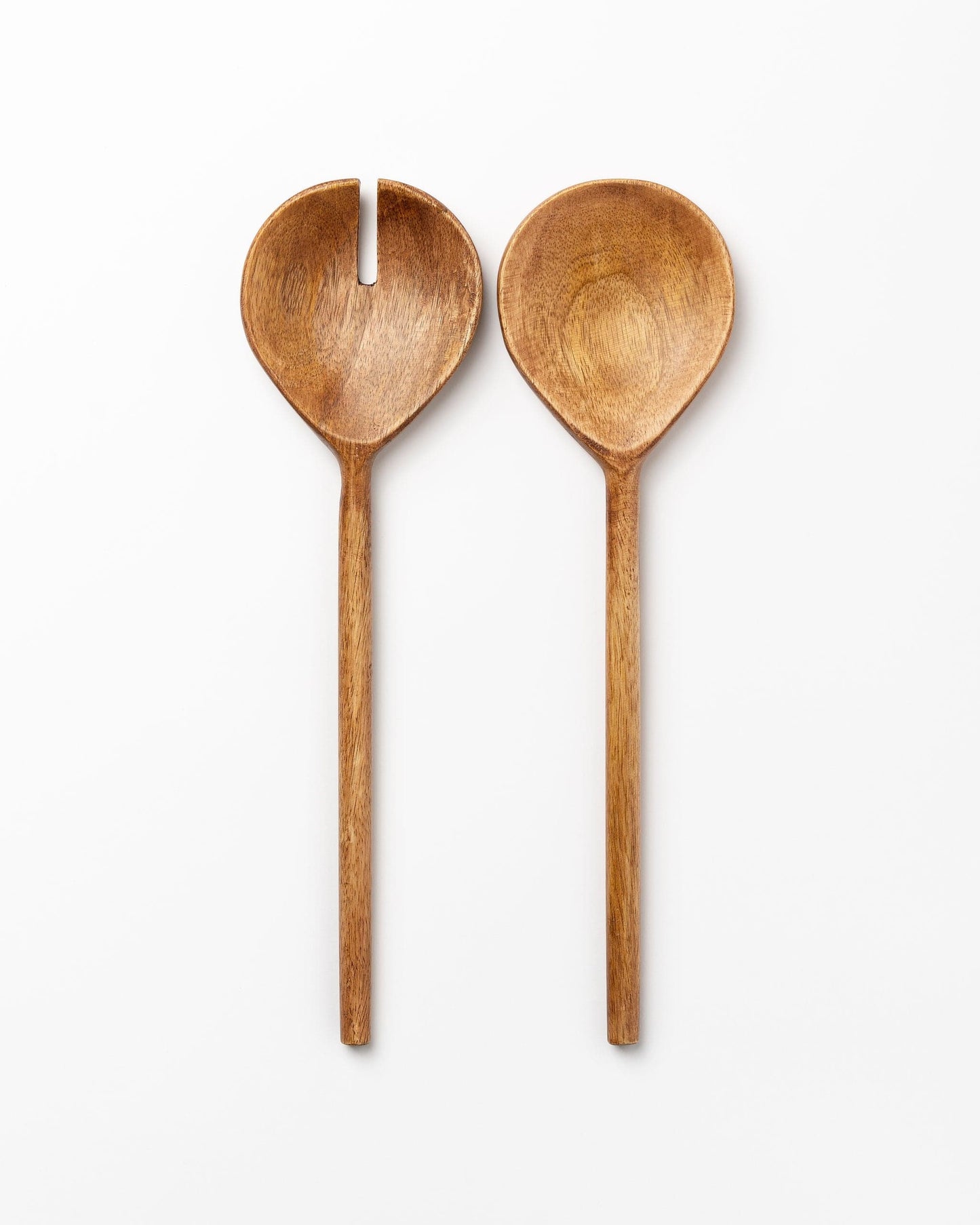 Wooden Salad Servers Set