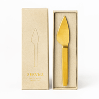 SERVED Brushed Gold 1pc Cheese Knife