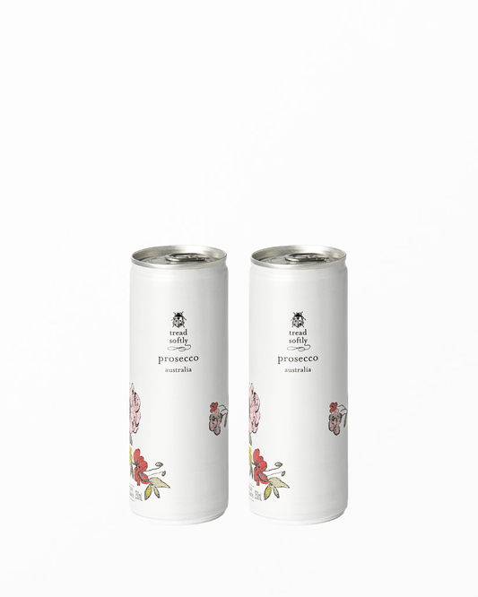 2 x Tread Softly Yarra Valley Prosecco Cans 250mL