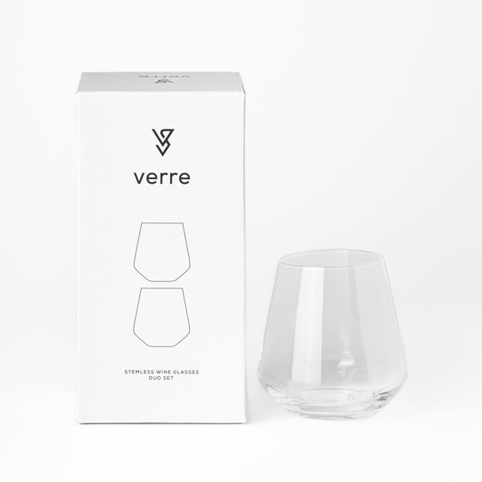 VERRE Stemless Wine Glass Set