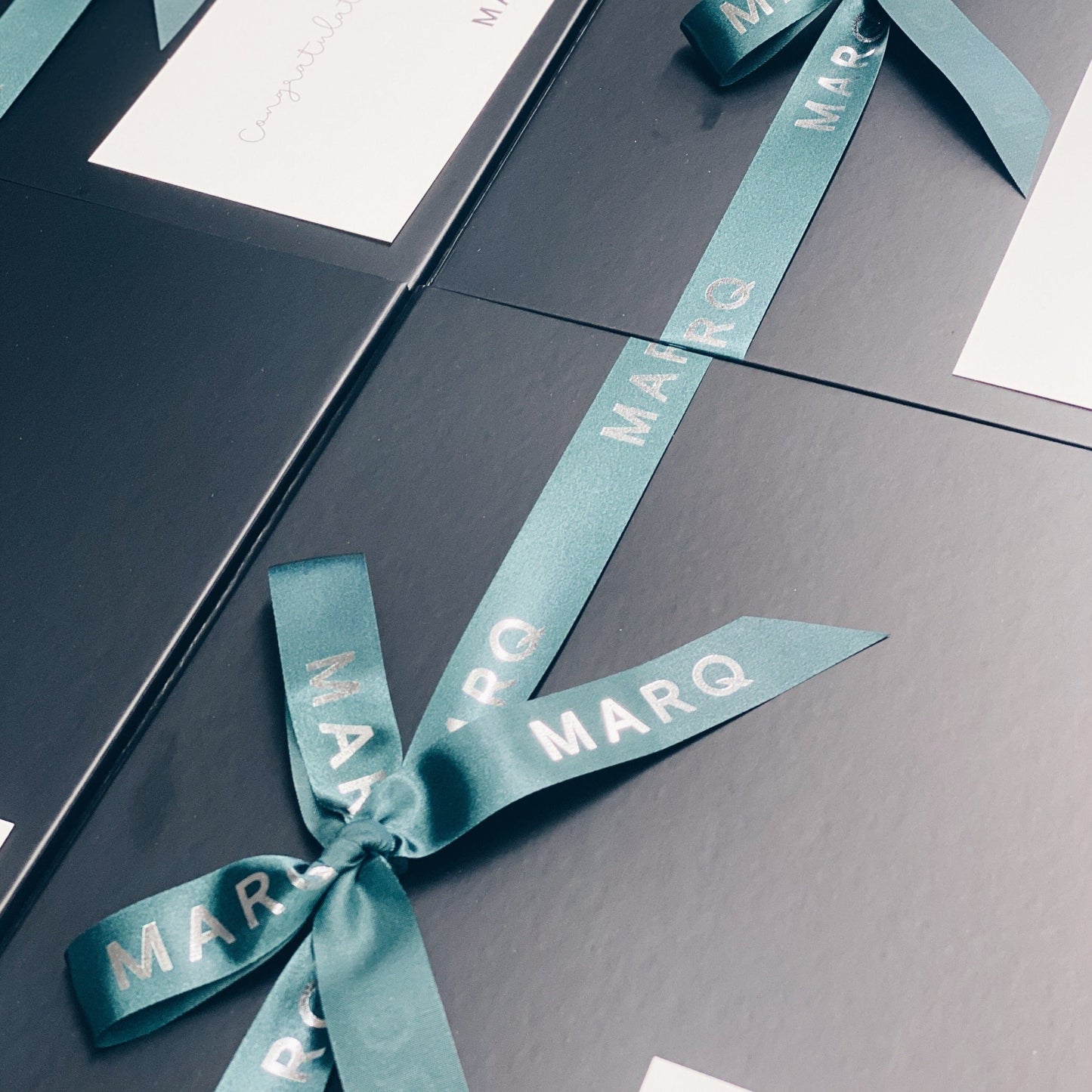 Make a lasting impression with branded ribbon on your customised gifts.