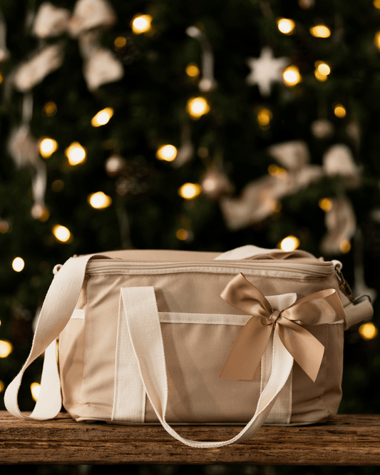 Christmas Cooler Bag - Taupe