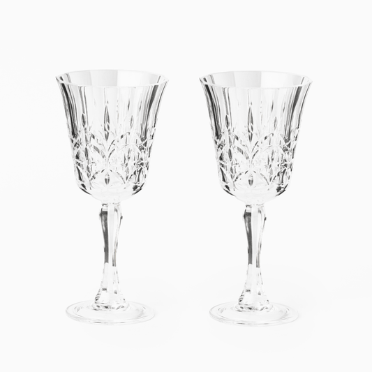 ACRYLIC Etched Wine Glass BPA Free - 350ml