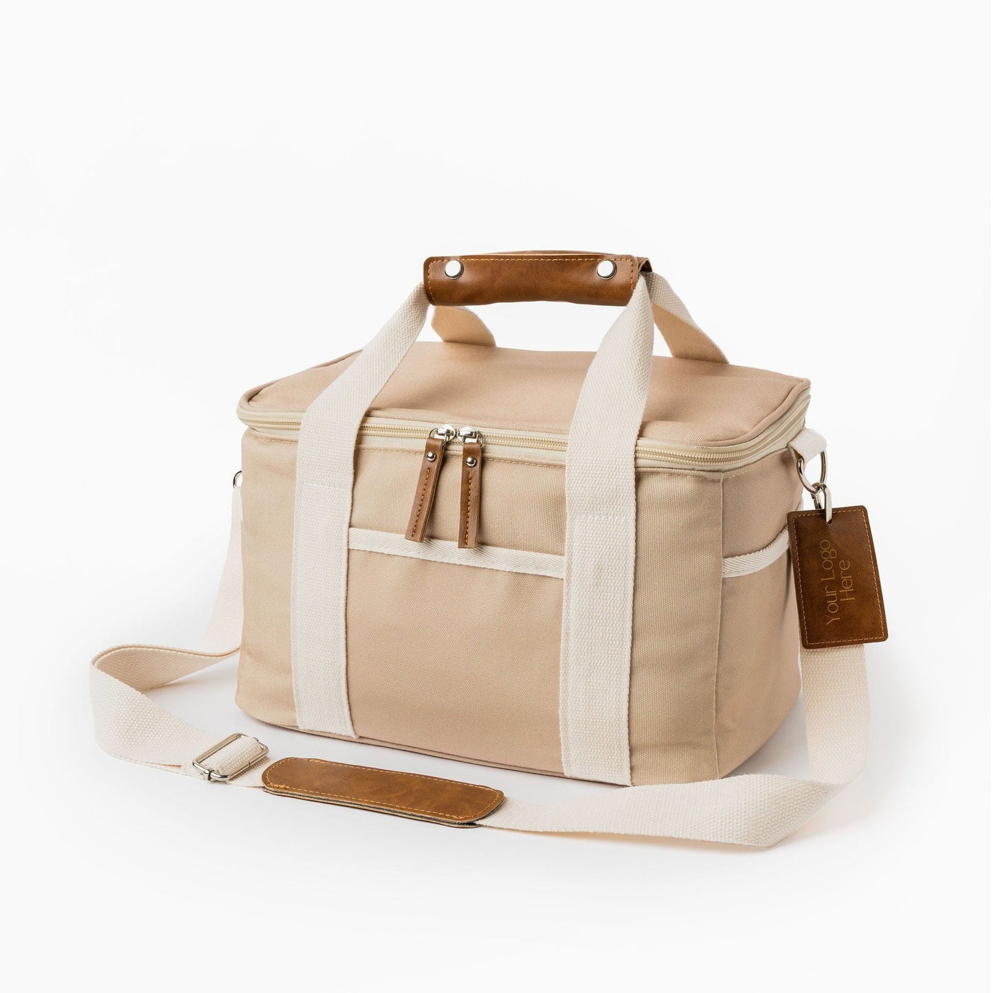 Insulated Cooler Bag - Taupe
