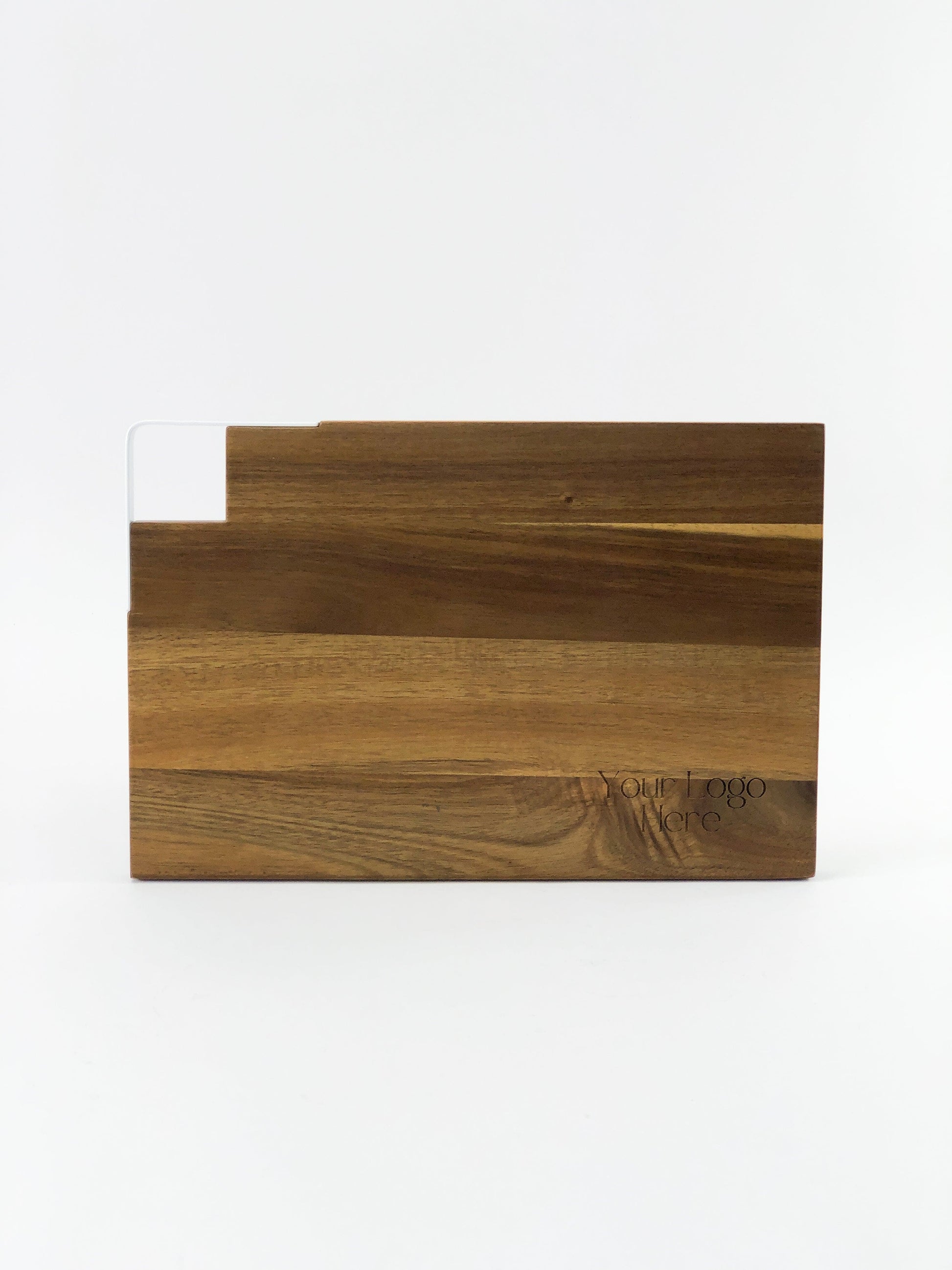 Acacia wooden serving board white
