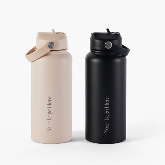 Stainless Steel Branded Drink Bottle - 1000ml