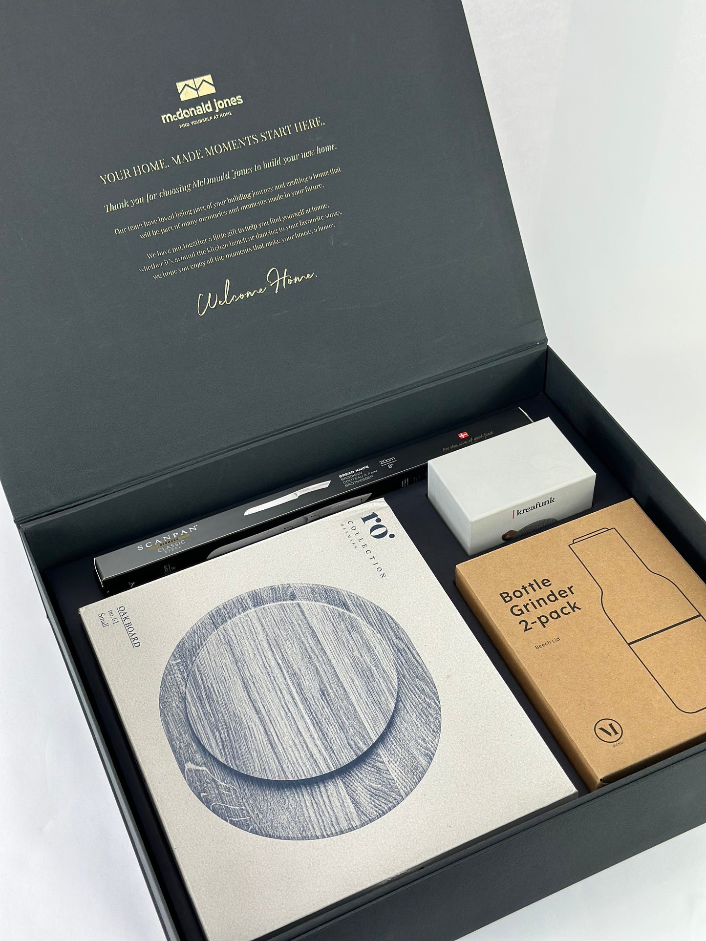 McDonald Jones Homes Custom Gift - Linen Box