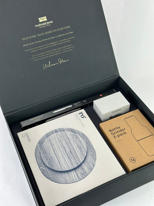 McDonald Jones Homes Custom Gift - Linen Box