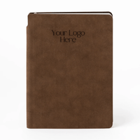 A5 Notebook Soft Touch Espresso Brown