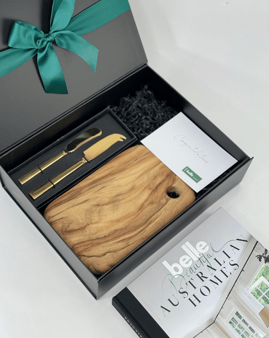 Belle Property Custom Gift - Board & Knife Set