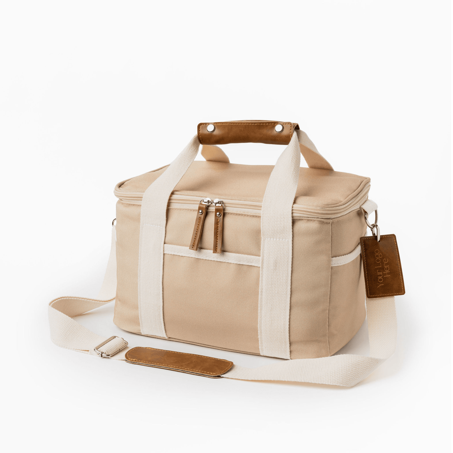 Premium Canvas Cooler Bag with Customised Tag