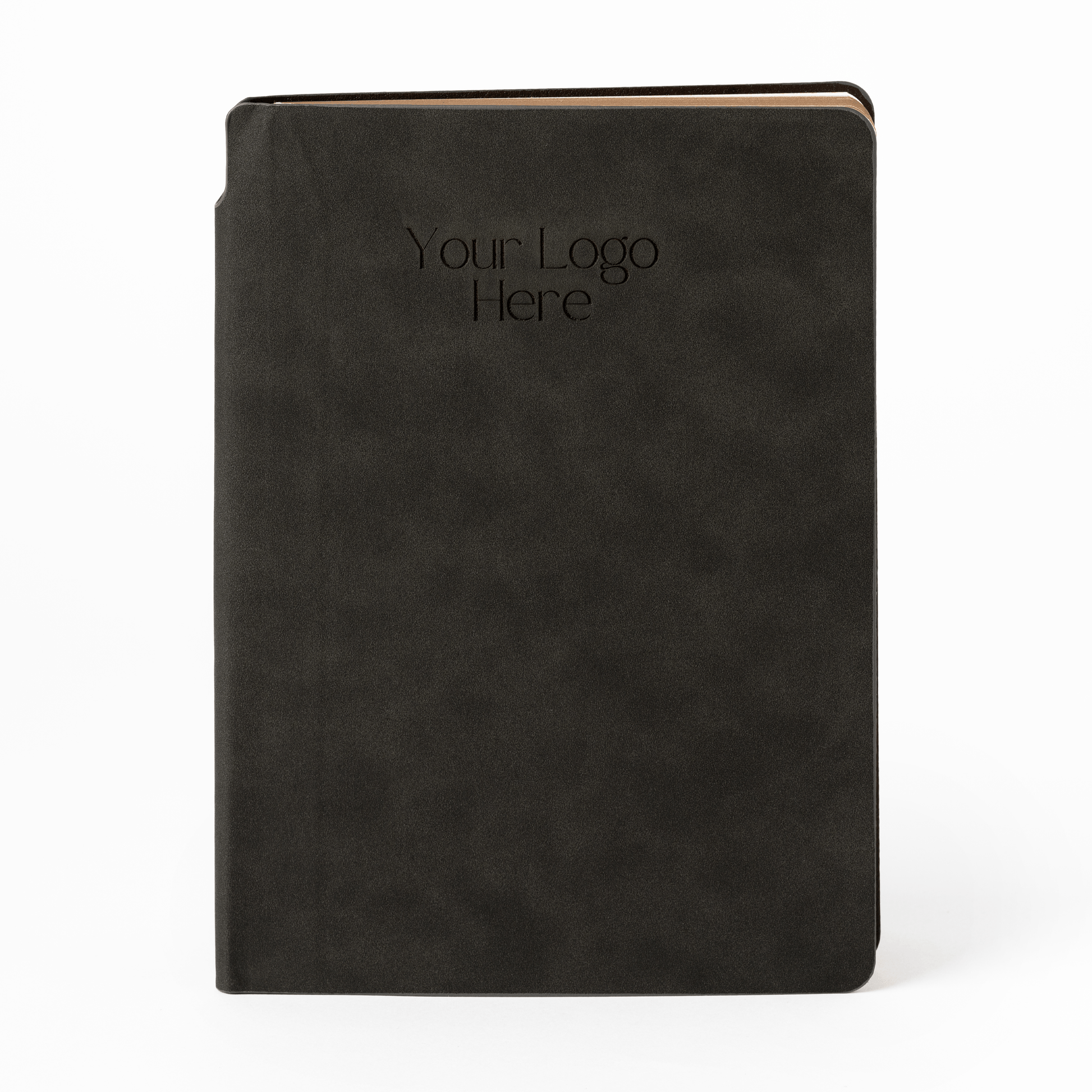 Soft touch notebook - Gunmetal Grey A5