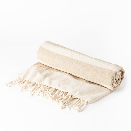 TURKISH Bath Towel - Beige