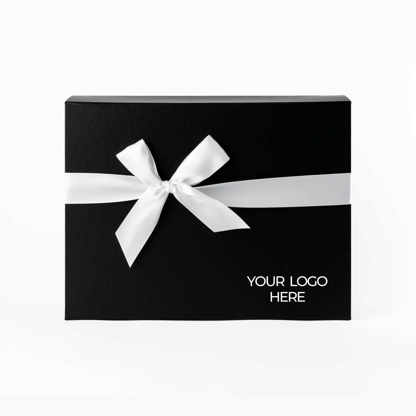Premium Branded Magnetic Close Large Gift Box - Black
