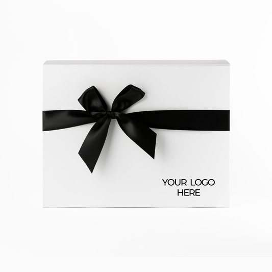 Matte White Gift Box with Magnetic Closing Lid