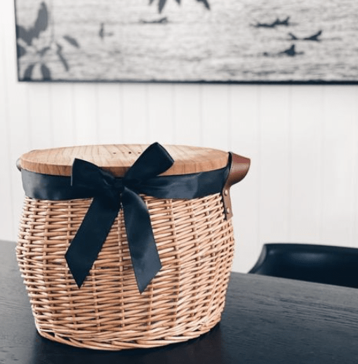 McCarthy Homes Custom Gift - Wicker Basket