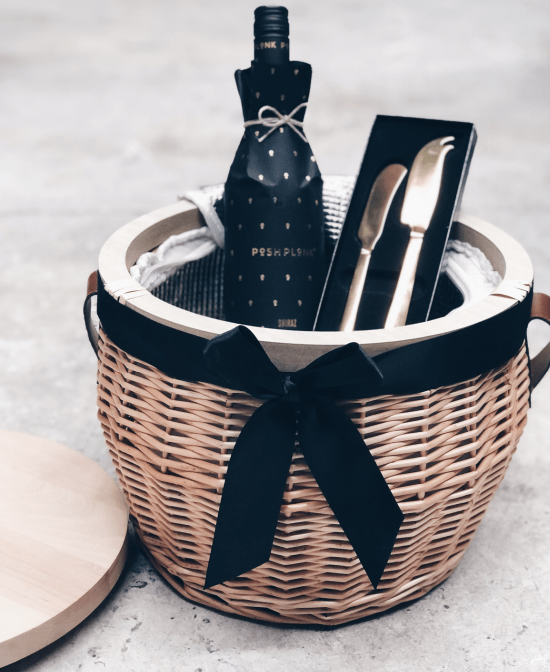 PAH Construction Custom Wicker Basket