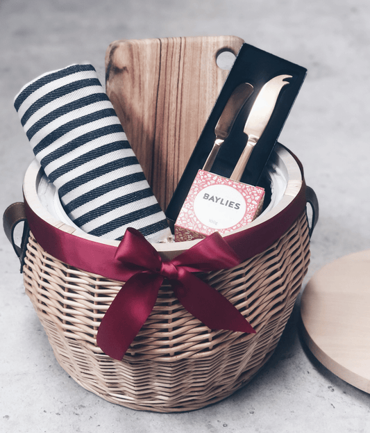 Brisbane Broncos Custom Wicker Basket
