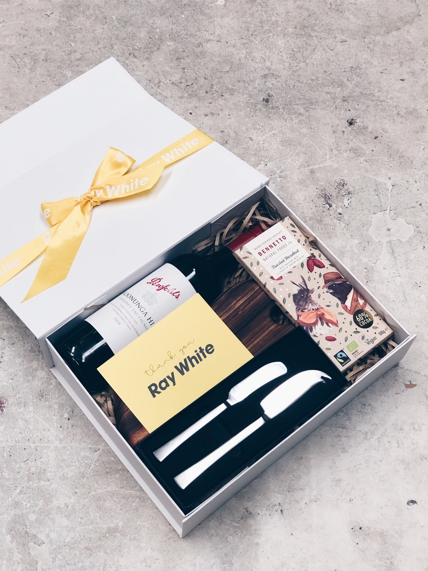 Ray White Commercial Noosa White gift box - Tracey Ryan